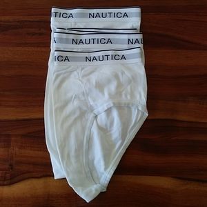 Nautica 100% Cotton 3 pack Briefs - new without package